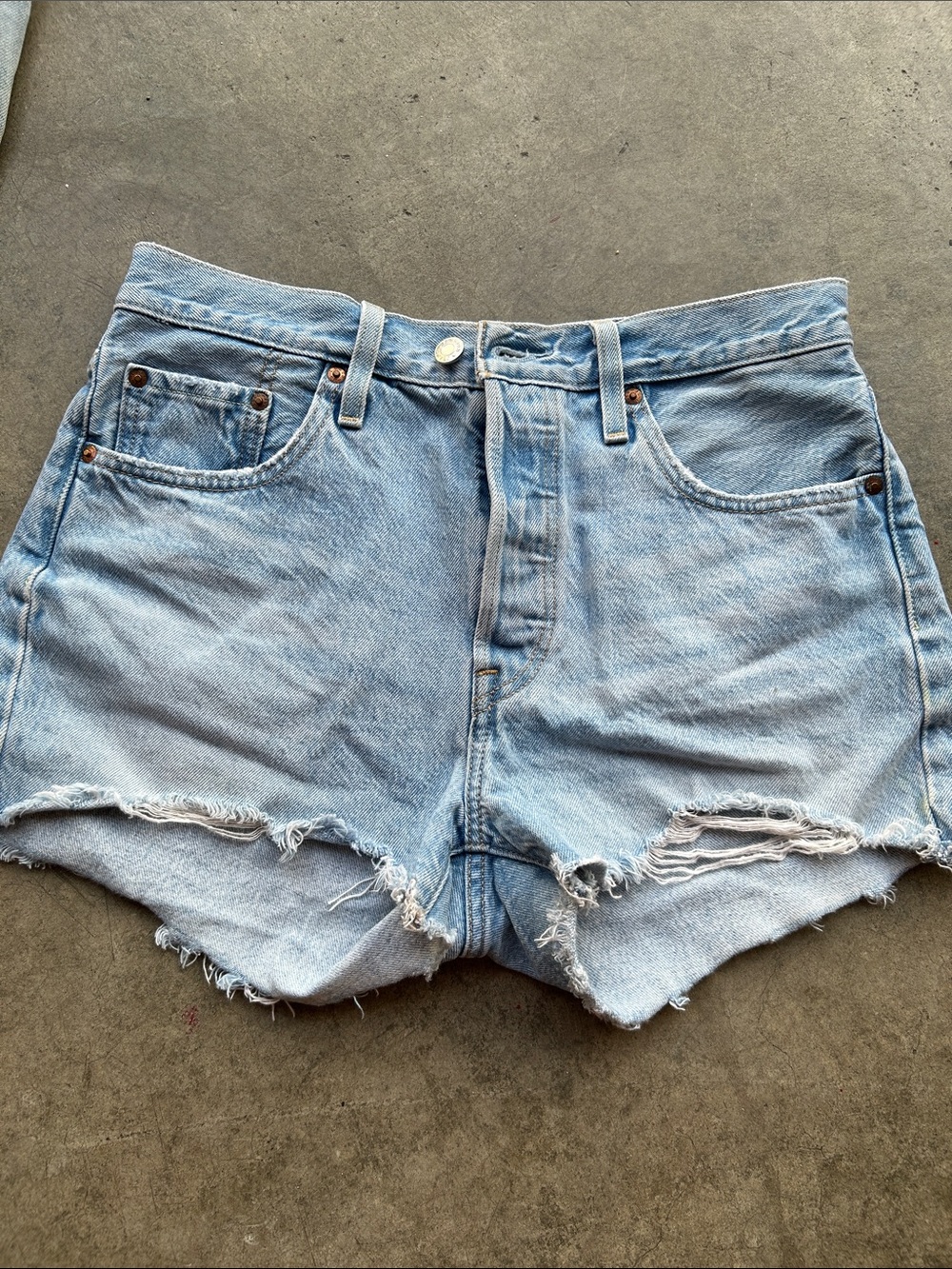 Levi’s Distressed Denim Women’s Shorts